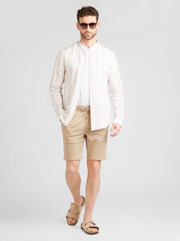 Only & Sons Regular Pants 'LINUS' in Beige