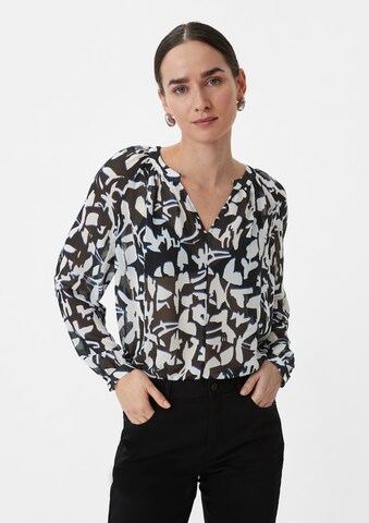 Camicia da donna di COMMA in nero: frontale