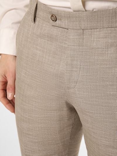 Finshley & Harding Pantalon à plis ' Mitch ' en beige, Vue avec produit