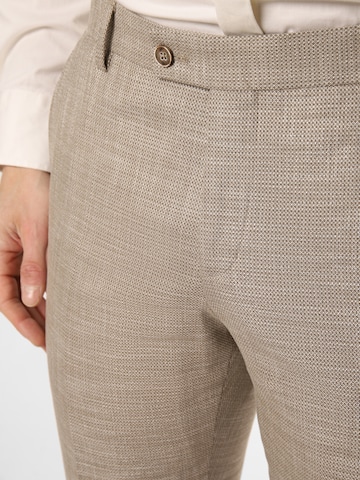 Regular Pantalon à plis ' Mitch ' Finshley & Harding en beige