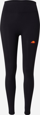 ELLESSE - Skinny Calças de desporto em preto: frente