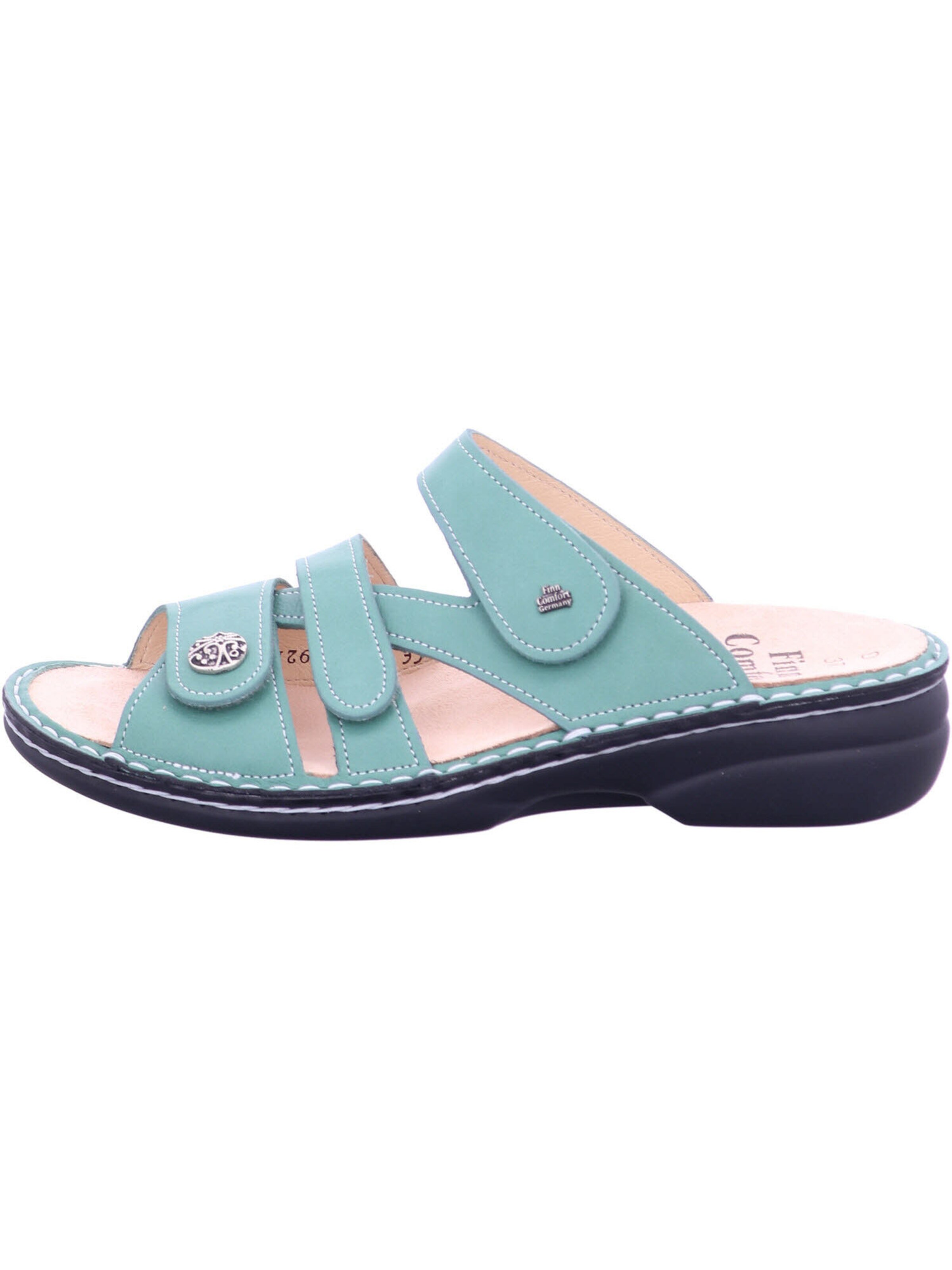 Finn Comfort Mules 'Ventura Soft' in Green