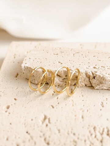 Boucles d'oreilles 'Pure Duo' Hey Happiness en or