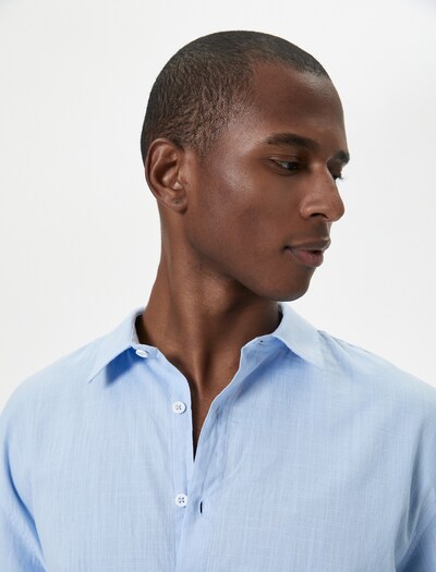 Koton Button Up Shirt in Light blue, Item view