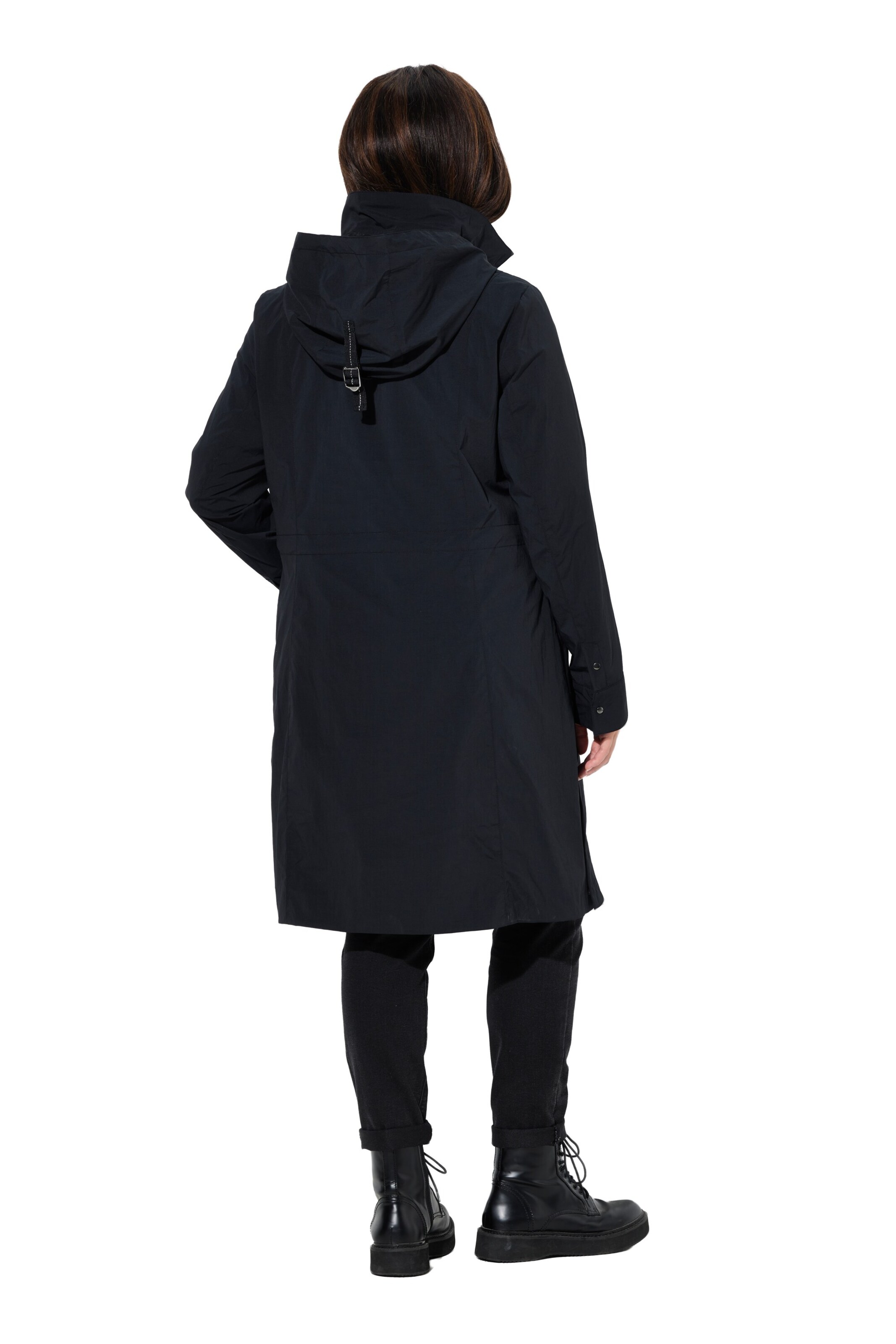 Ulla Popken Mantel in Schwarz