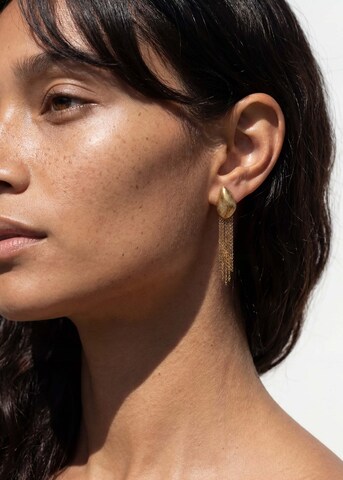PURELEI - Pendientes en oro: frente
