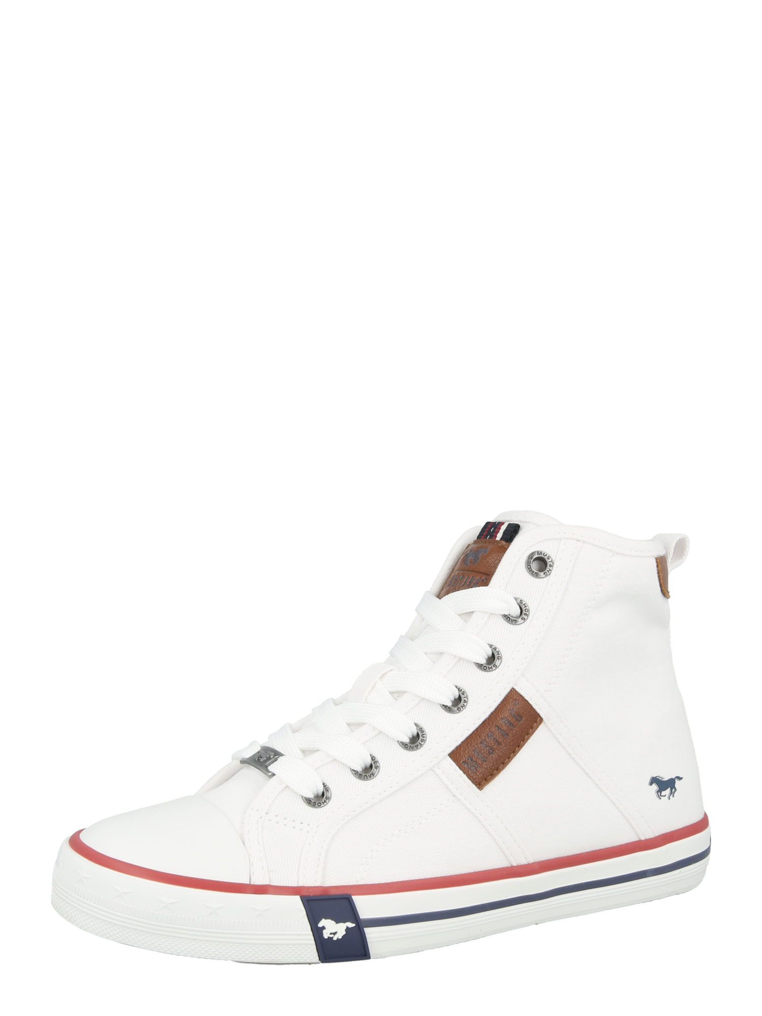 MUSTANG 1347-505 - Sneaker Donna Con Plateau E Zip - Sintetico E Tessile