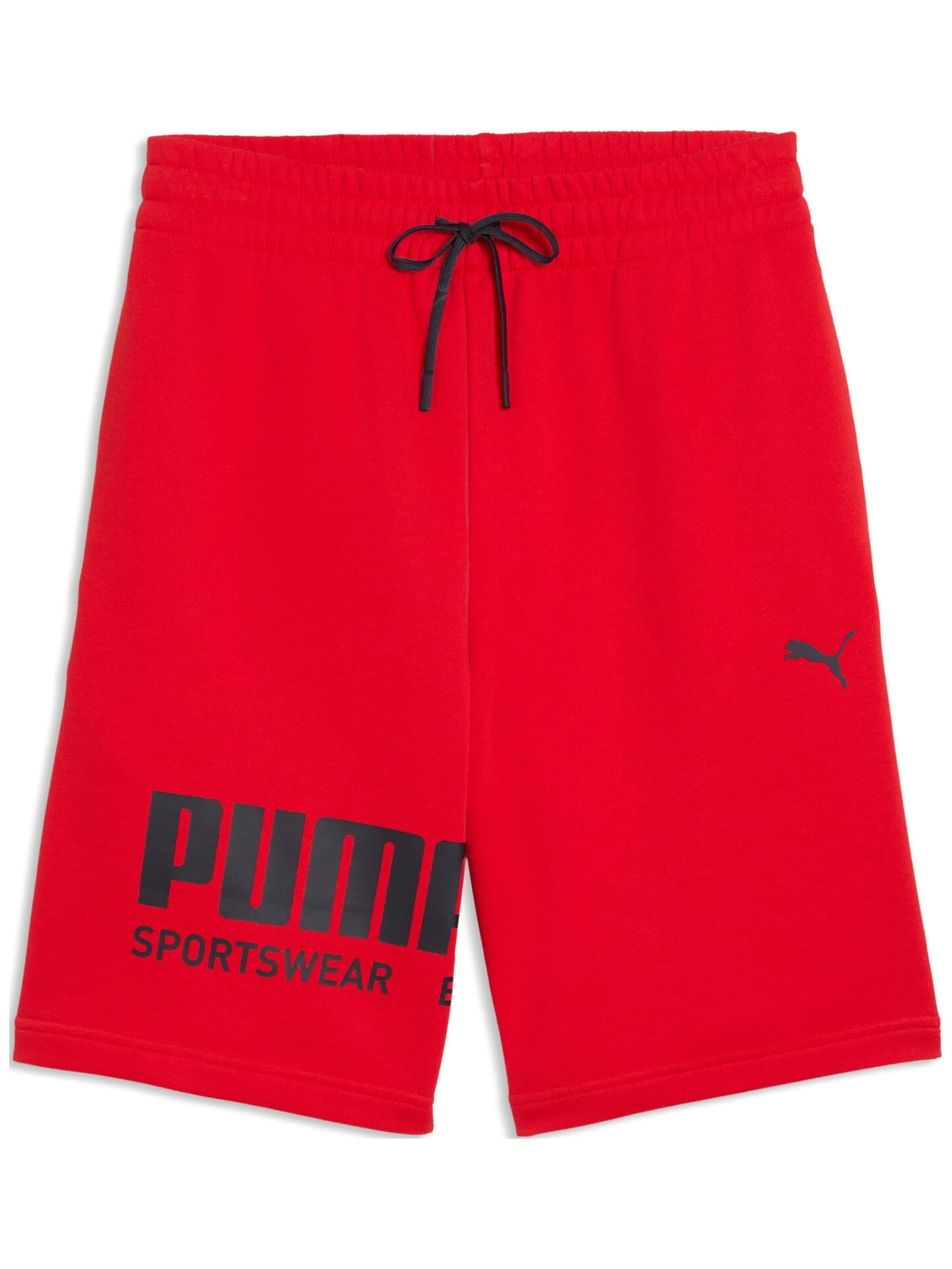 PUMA - regular Pantalón deportivo 'Puma Sport Graphic Shorts Tr' en rojo: frente