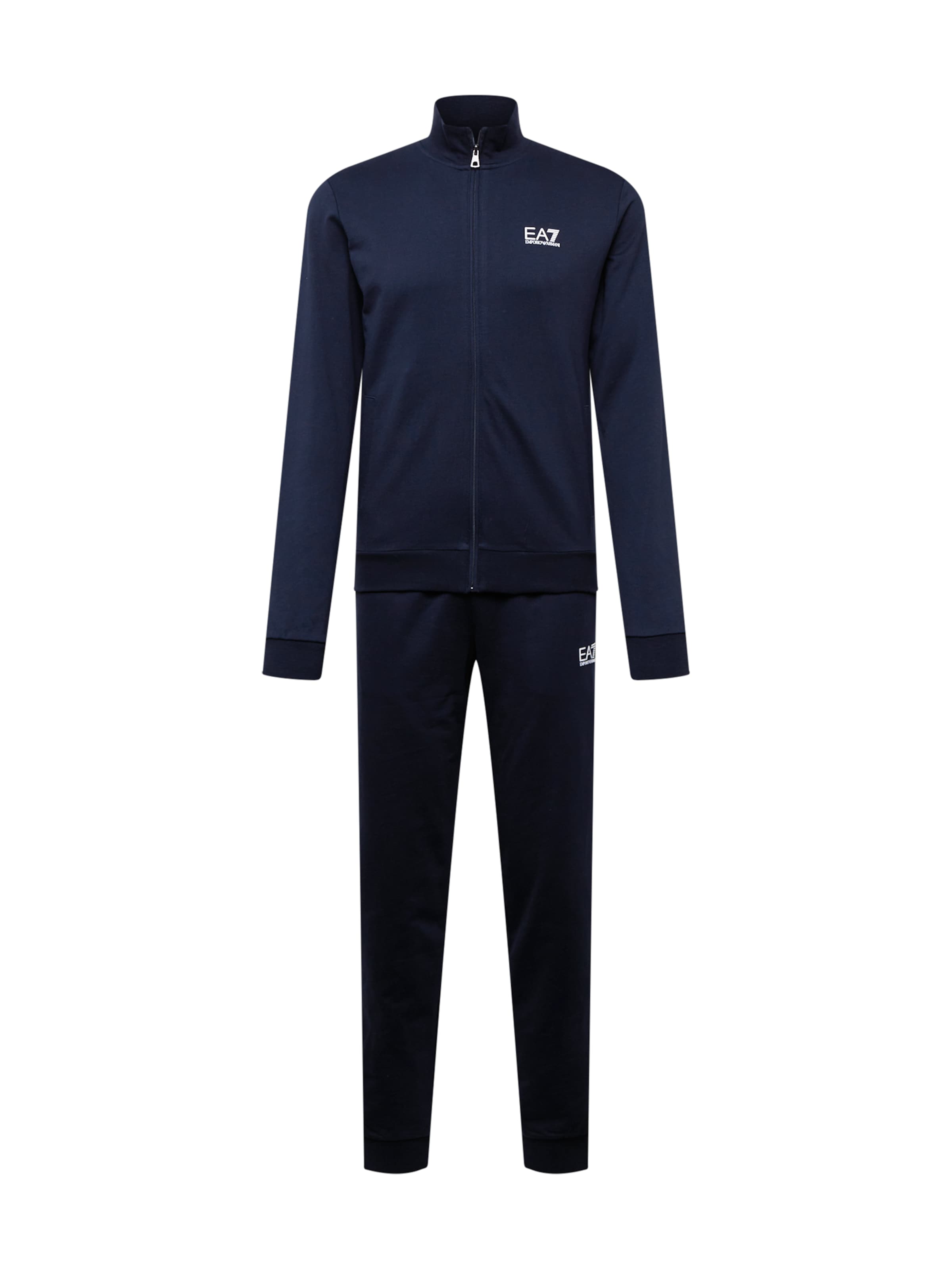 Survêtement EA7 Emporio Armani en bleu : devant