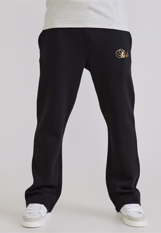 SikSilk Regular Broek 'Essentials' in Zwart: voorkant