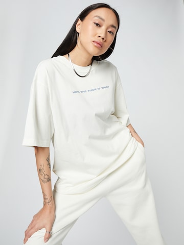 ABOUT YOU x Dardan Oversized Shirt 'Joe' in Weiß: predná strana