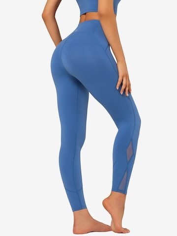 Yvette Sports Skinny Spodnie sportowe 'Marwa' w kolorze niebieski