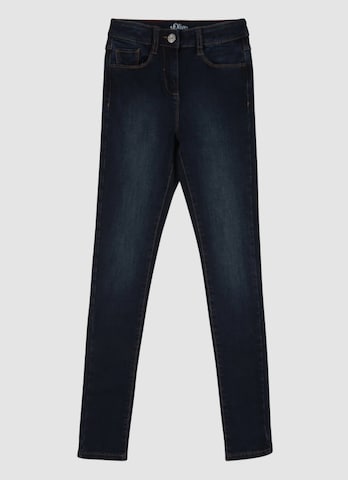 s.Oliver Slimfit Jeans in Blauw: voorkant