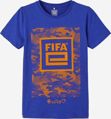 NAME IT - Camiseta 'Fadil Fifae' en azul: frente