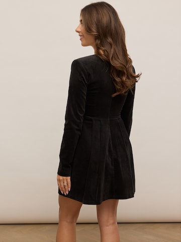 noar studios Dress 'VELVET DRESS' in Black