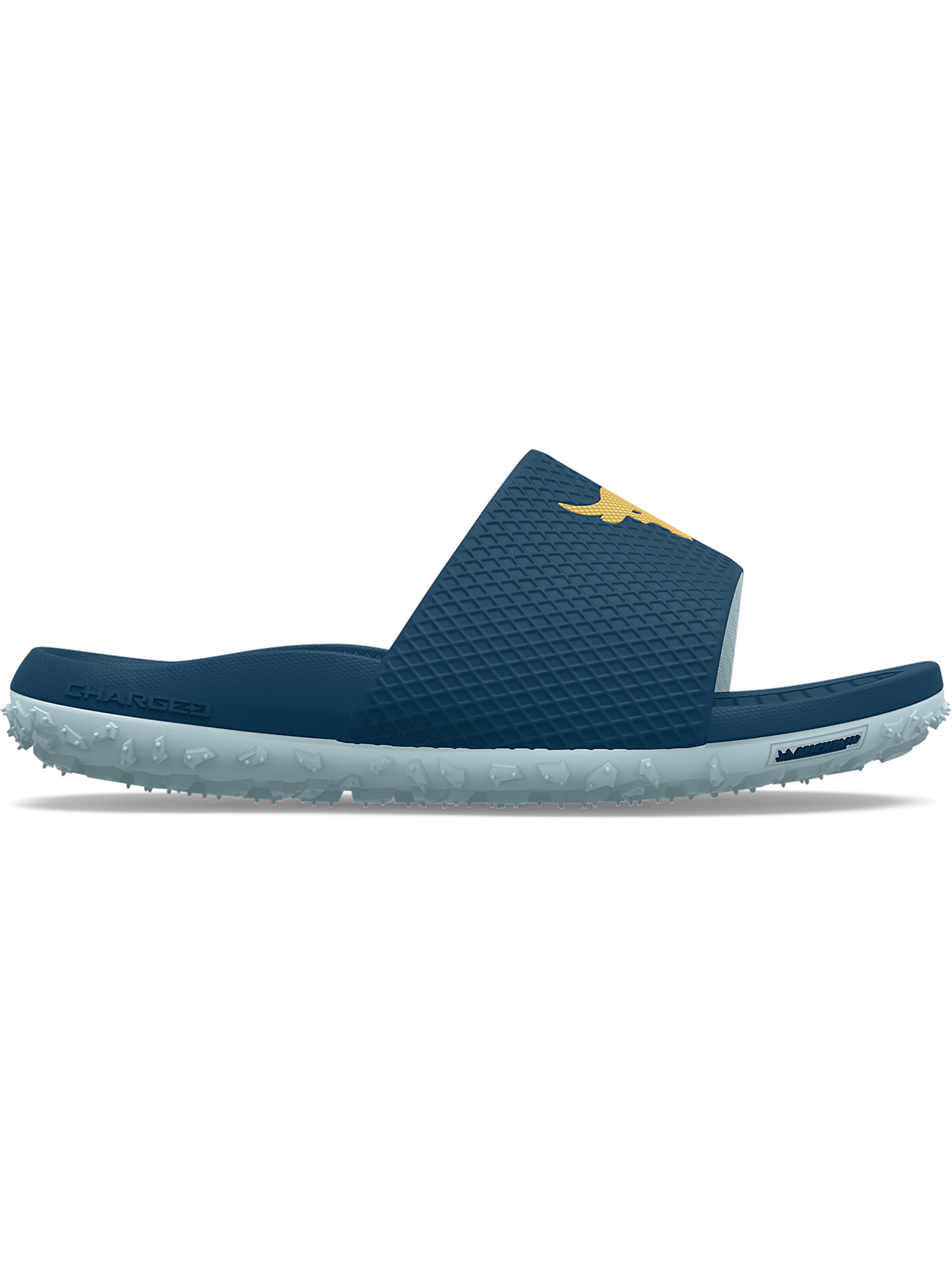 Männer Sportarten UNDER ARMOUR Pantolette ' Project Rock ' in Blau - SL61207 Männer Sportarten UNDER ARMOUR Pantolette ' Project Rock ' in Blau - SL61207