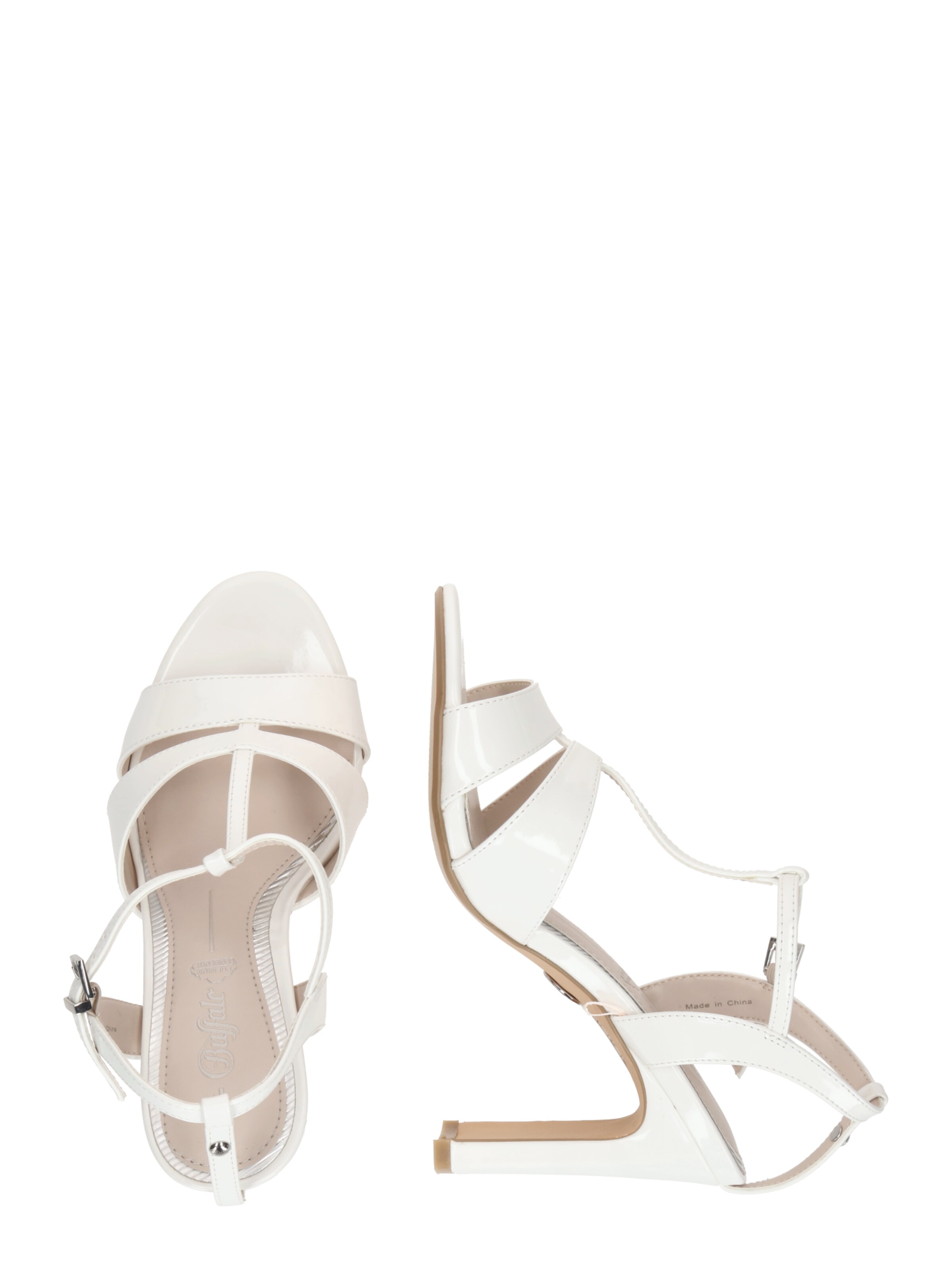 BUFFALO Σανδάλι 'Jean Cage' σε λευκό