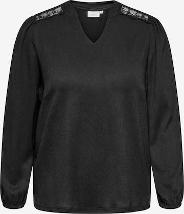 ONLY Carmakoma Bluse 'CARFancy' in Schwarz: Vorderseite