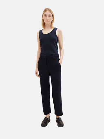 TOM TAILOR Regular Hose 'Lea' in Schwarz