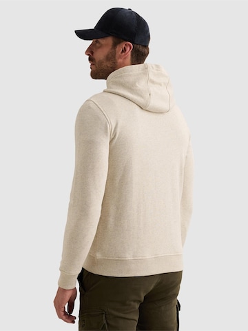 PME Legend Sweatshirt 'Hoodie with rubber badge and kangaroo pocket' in Wit