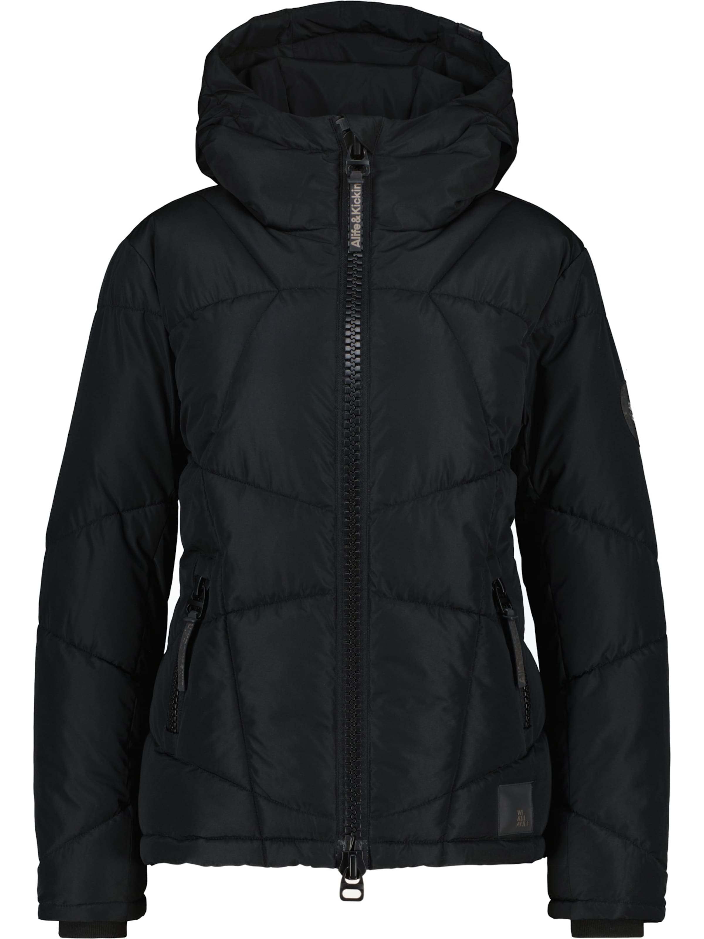 alife & kickin Winter Jacket 'KasandraAK A' in Black: front