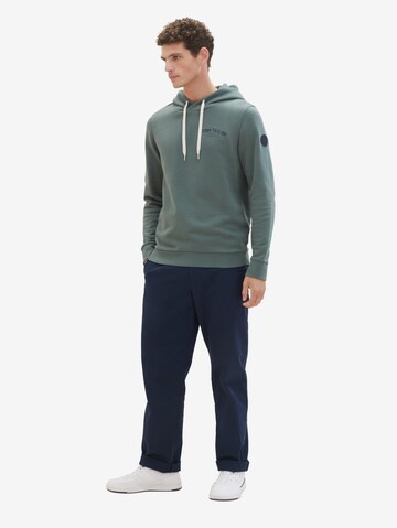 TOM TAILOR - Sweatshirt em verde