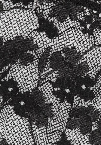 String di PETITE FLEUR GOLD in nero