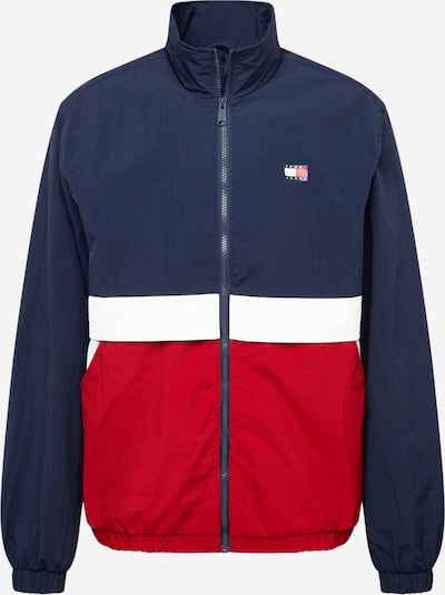 Tommy Jeans Veste mi-saison 'Essential' en bleu marine / rouge / blanc, Vue avec produit