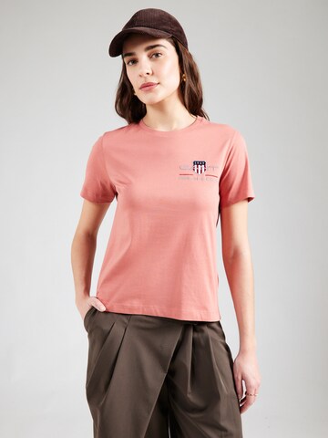 GANT T-Shirt in Pink: Vorderseite