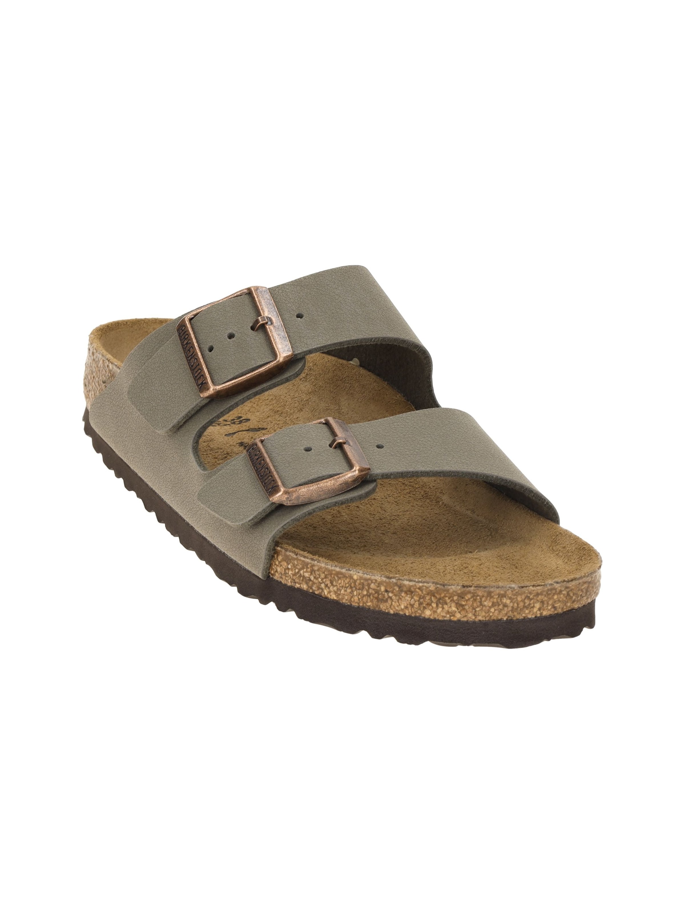 BIRKENSTOCK Pantolette 'Arizona' in Grau