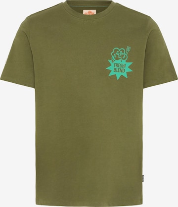 BLEND Rundhalsshirt ' BHSun ' in Grün: Vorderseite