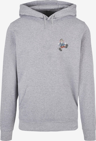 ABSOLUTE CULT Sweatshirt 'Tom and Jerry - Frankenstein Tom' in Grijs: voorkant