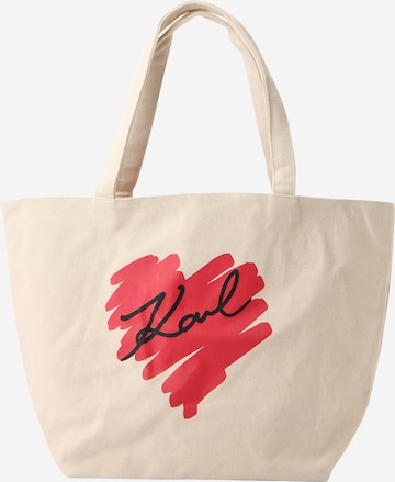 Karl Lagerfeld Ostoskassi värissä valkoinen: etupuoli