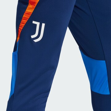 ADIDAS PERFORMANCE Tapered Sports trousers 'Juventus Turin Tiro 24 Competition' in Blue