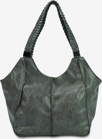 HARPA Handbag in Grey: front