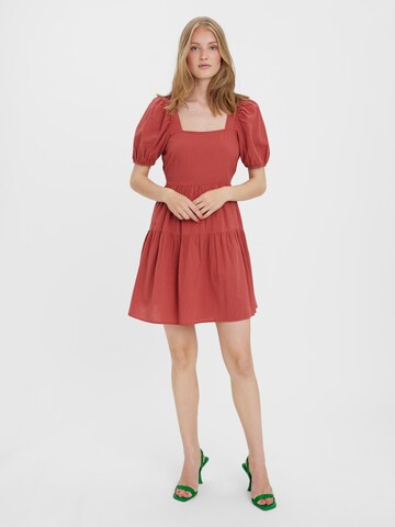 VERO MODA Kleid 'Ava' in Rot