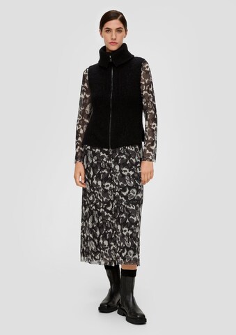 s.Oliver BLACK LABEL Kleid in Grau