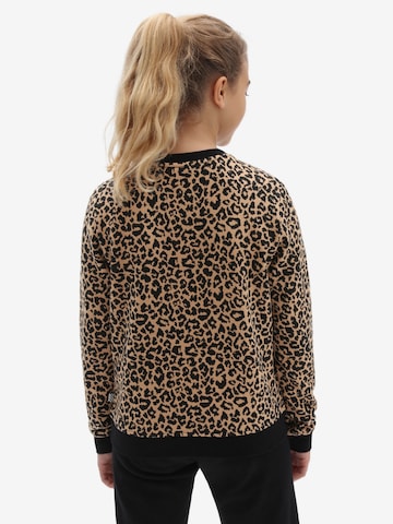 VANS Sweatshirt 'GR LEOPARD CREW' in Brown