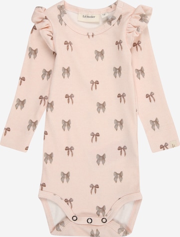 Lil'Atelier - Pijama entero/body 'NBFGavo' en rosa: frente