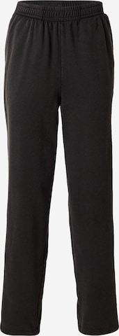 PIECES Regular Housut 'PCCHILLI' värissä musta: etupuoli