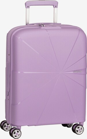 American Tourister Cart 'Starvibe Spinner 55 EXP' in Purple: front