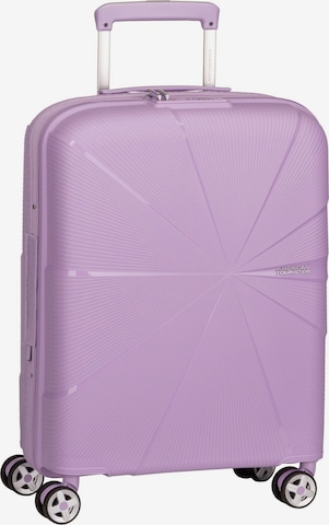 Valisette 'Starvibe Spinner 55 EXP' American Tourister en violet : devant