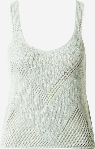 JDY Knitted Top in Green: front