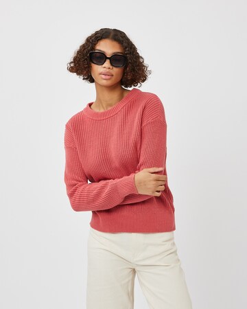 Pull-over 'Mikala' minimum en rouge : devant