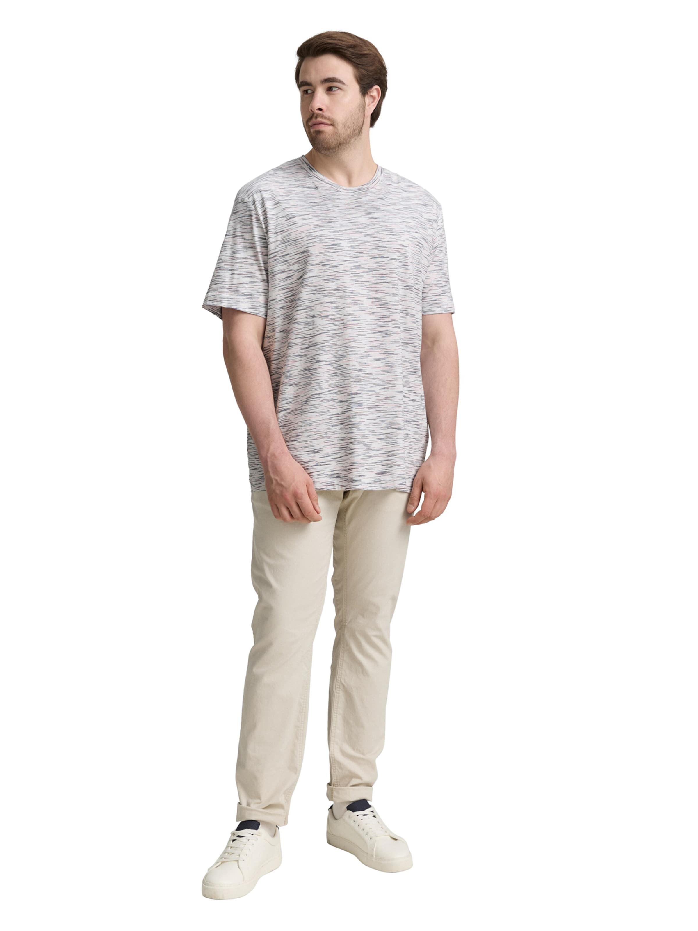 balts TOM TAILOR Men + T-Krekls