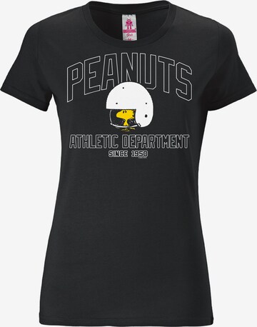 LOGOSHIRT Shirt 'Peanuts – Woodstock' in Gemengde kleuren: voorkant
