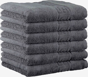 Serviette Cawö en gris : devant