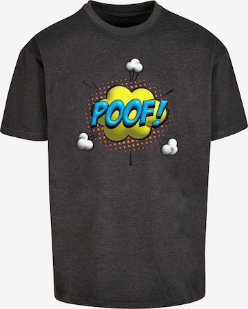 T-Shirt 'POOF Comic' Merchcode en gris : devant