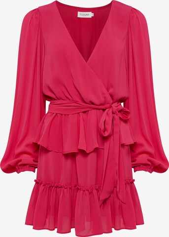 Tussah Φόρεμα σε ροζ: μπροστά
