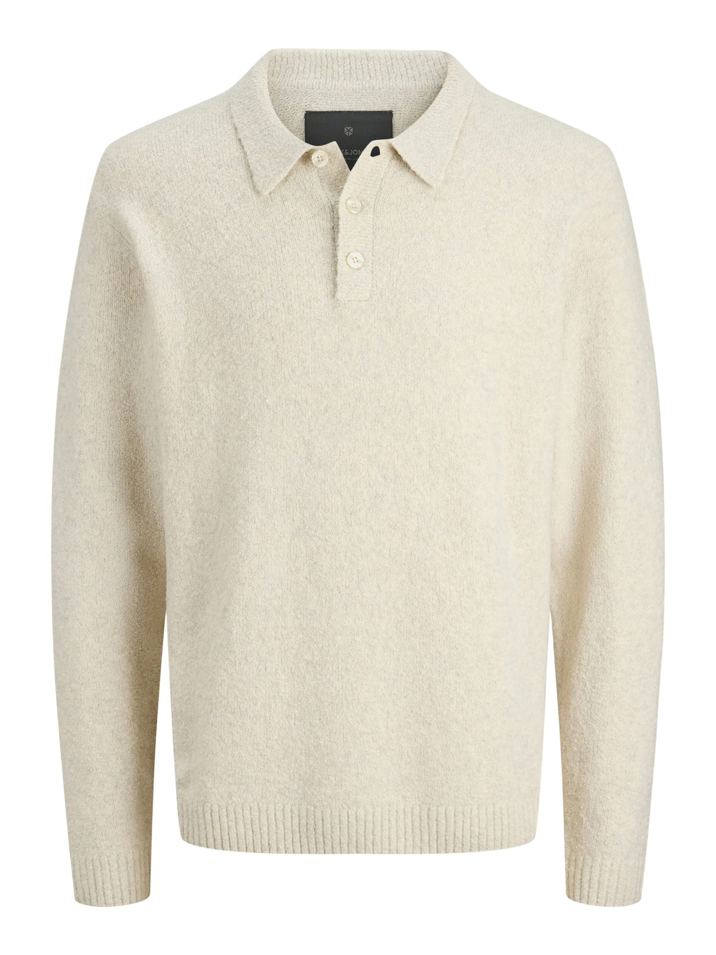 JACK & JONES Tricot 'Blamaverick' in Beige: voorkant